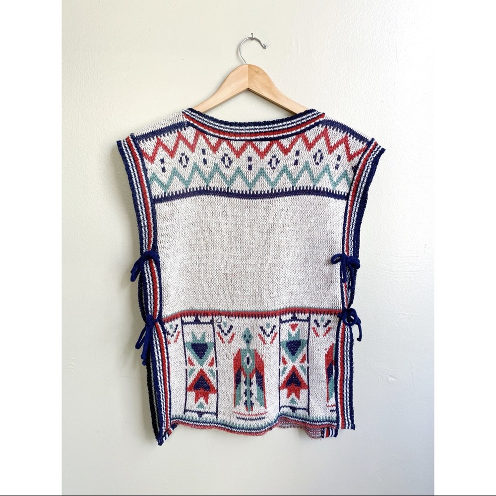 Vintage side tie sweater - Picture 9 of 10